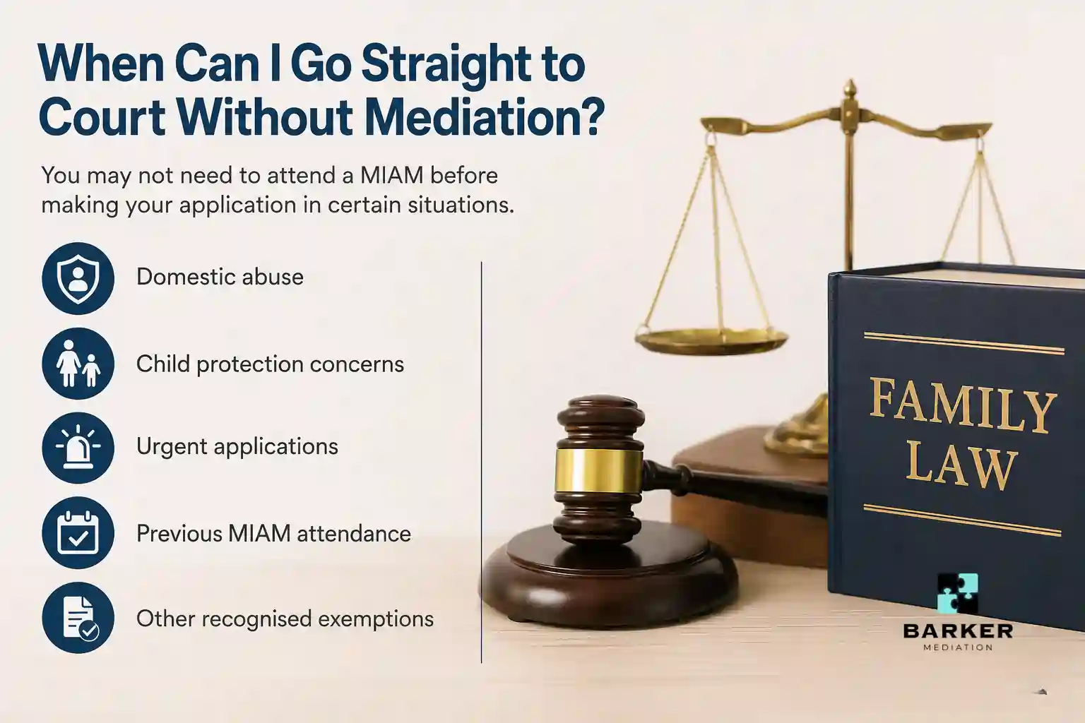 When Can I Go Straight to Court Without Mediation Nuneaton?